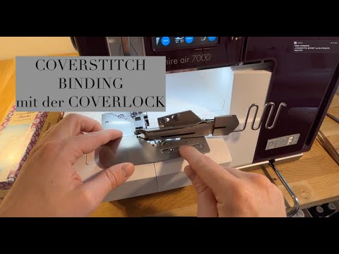T Shirt | COVERSTITCH Binder an der COVERLOCK Maschine