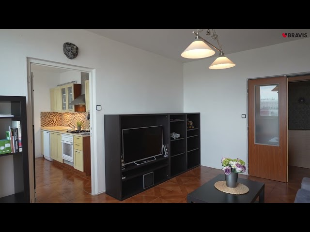 Apartment 3 + 1 for sale, Brno - Nový Lískovec, Oblá street, balcony, storage room, cellar