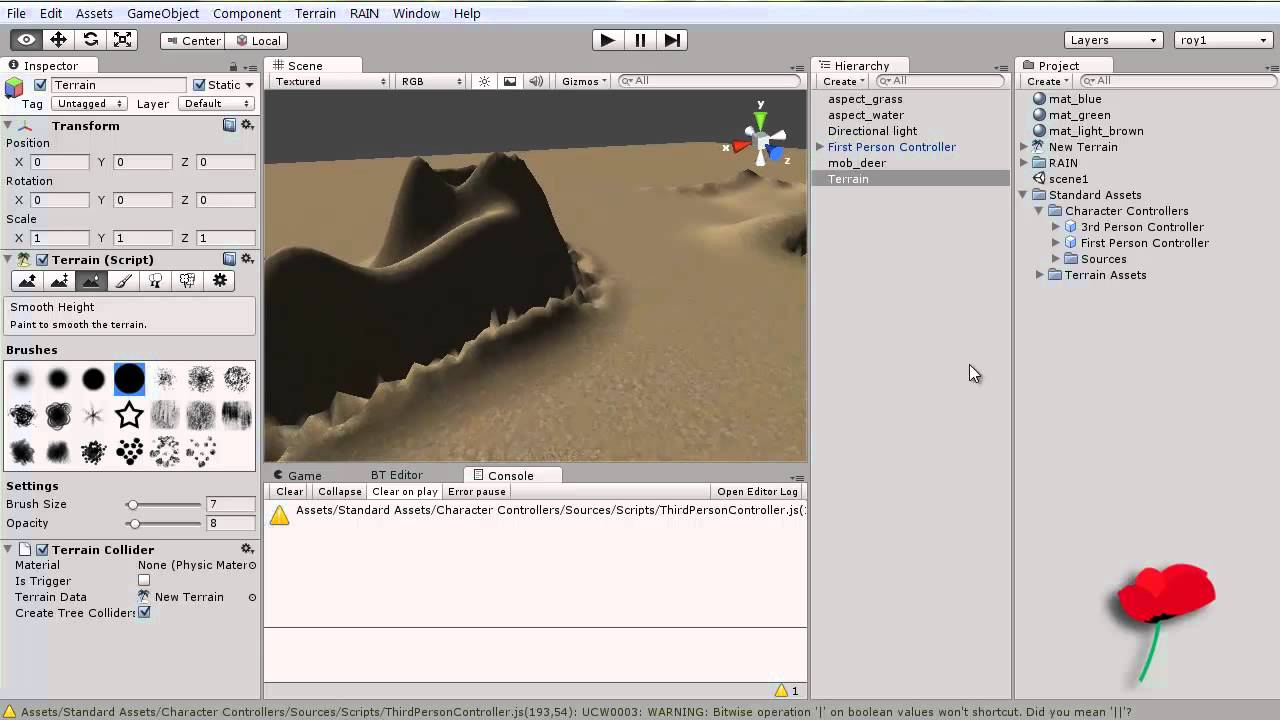 Unity3d RAIN{one} Cubes and Pills 3   (OUTDATED Version)