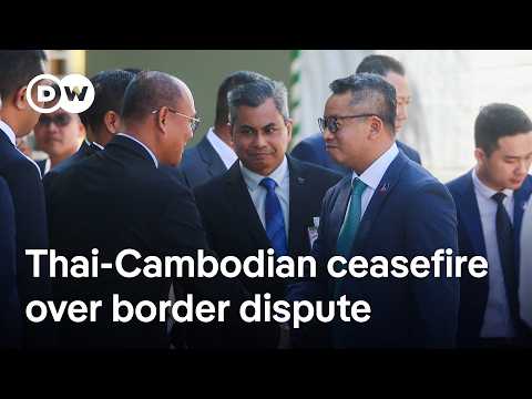 泰國高棉最新停火協議內容為何？ | DW 新聞 (What are the terms of the new Thailand-Cambodia ceasefire agreement? | DW News)