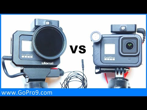 GoPro Media Mod VS GoPro Pro 3.5mm Mic Adapter For Hero 8 Black External Vlogging Mic Test Outdoor