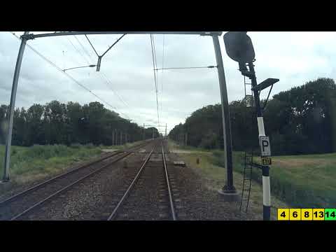 A train driver's view: Haarlem - Leiden CS, SNG, 07-Jul-2019.
