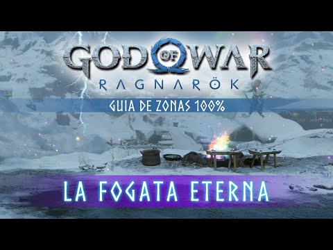 God of War Ragnarok Guia de Zonas 100% - La fogata eterna (Localización coleccionables)