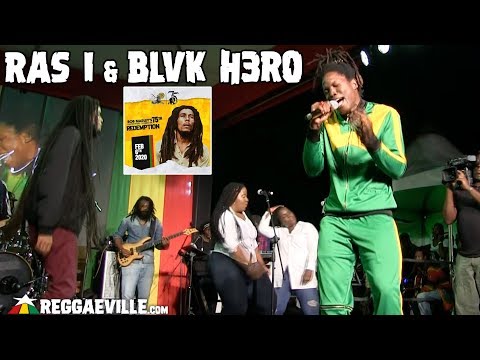 Ras I & Blvk H3ro @ Bob Marley 75th Earthstrong Celebration in Kingston, Jamaica - February 6, 2020