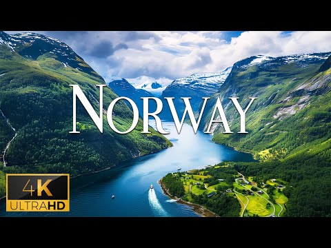 FLYING OVER NORWAY (4K Video UHD) - Peaceful Piano Music With Beautiful Nature Video For Relaxation
