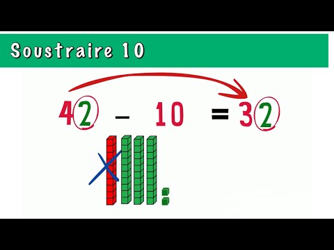 soustraire 10 - cp