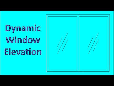 Creating a Dynamic window in AutoCAD