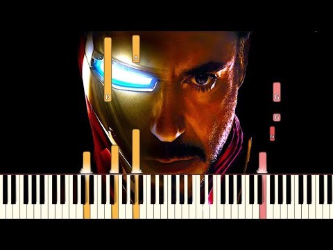Avengers: Endgame - The Real Hero | Piano Tutorial (Synthesia)