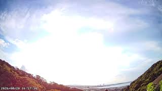 【LIVE】ペルセウス座流星群ピーク｜元台風15号影響・雷光あり｜ゲリラ雷雨注意｜横須賀市・三浦半島ライブカメラ｜天気・夜景・星空・海・富士山・火球｜北西の空
