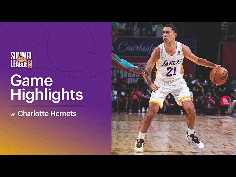 HIGHLIGHTS | Cole Swider (21 pts, 5-8 3pt) vs Charlotte Hornets | Lakers Summer