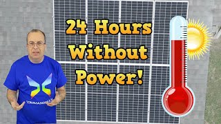 Big Solar Test - 24 Hours without power!