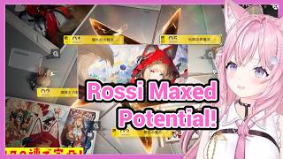 Koyori Screams Really Loud Every Time She Pulls Rossi to Potential 5 in Arknights Enfield!!!