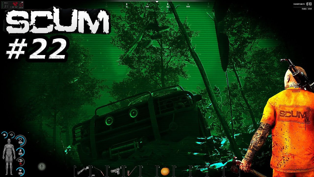 SCUM GAMEPLAY GERMAN - und plötzlich war es dunkel!