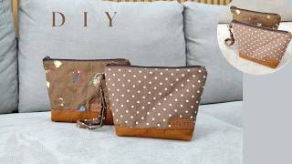 How To Make a Simple Pouch For Beginners | DIY Simple Pouch For Beginners