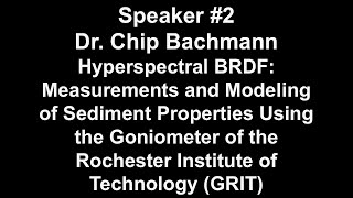 Applications&amp;New Trends in Spectroscopy|Chip Bachmann|ASD Inc.&amp;RIT #2
