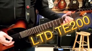 Video thumbnail for CHECKING OUT THE ESP LTD TE200 by ICO MEDIA