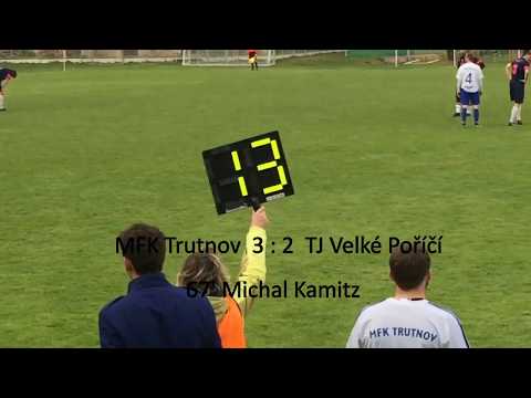 1. A tř., MFK Trutnov B 5:4p TJ Velké Poříčí, 8.5.2019
