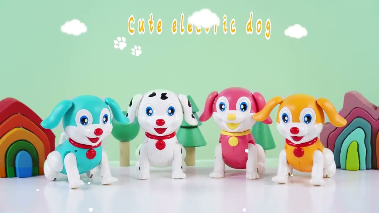 Cuki interaktív kutyus funkcióval több változatban videó