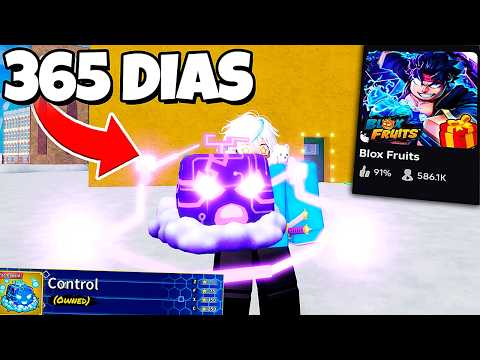 ENTREI NO BLOX FRUITS DEPOIS DE 1 ANO SEM JOGAR E…😱