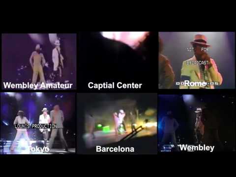 Michael Jackson - Smooth Criminal - BWT 1988 Live Comparison HD