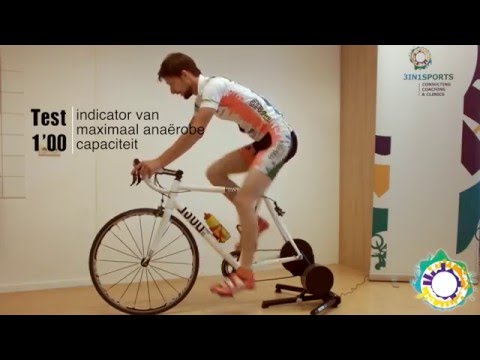 Meneer Spoor voert een FTP-test (Functional Threshold Power) uit - 3in1Sports