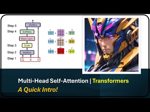Demystifying Transformers: A Visual Guide to Multi-Head Self-Attention | Quick & Easy Tutorial!