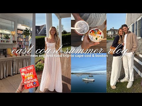 east coast summer vlog 🐚🦞🧺 cape cod + boston travel diary