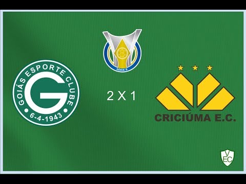 GOLS GOIÁS 2 X 1 CRICIÚMA CAMPEONATO BRASILEIRO SÉRIE B 2018 (NARRAÇÃO)