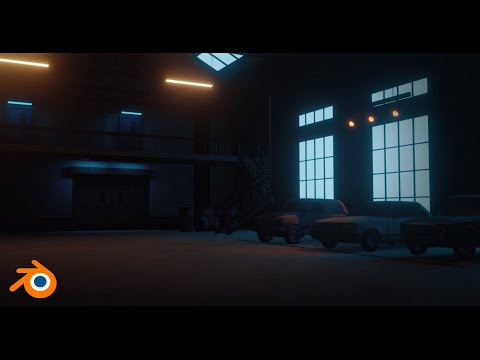 THE GARAGE | MADE IN 3D BLENDER