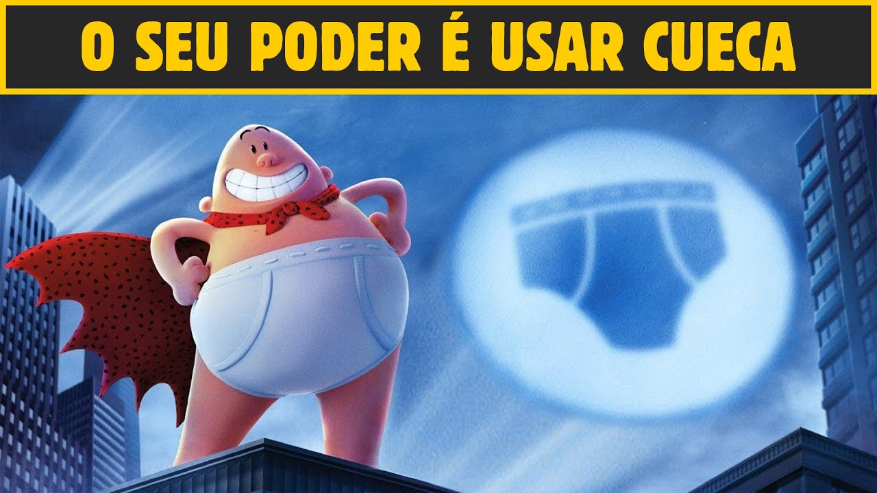 O MAIOR PODER DESSE SUPER-HERÓI É USAR UMA ENORME CUECA!