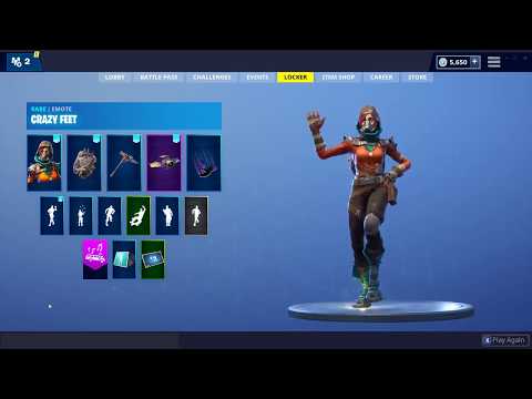 Mayhem Skin with Crazy Feet Emote / Fortnite Battle Royale