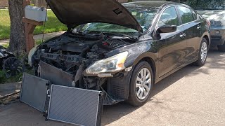 2013 Nissan Altima 2.5 Radiator Replacement | 2013 Nissan Altima 2.5 DIY Radiator Replacement
