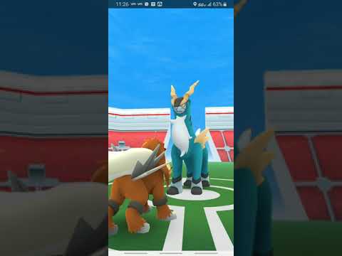 Pokémon GO 2019 11 05 Cobalion raid - 4 man, chandelure 1st counter