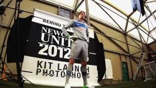 preview picture of video 'NUFC New Home Kit 2012, Newcastle United behind the scenes of the 2012 2013 PUMA kit photoshoot'