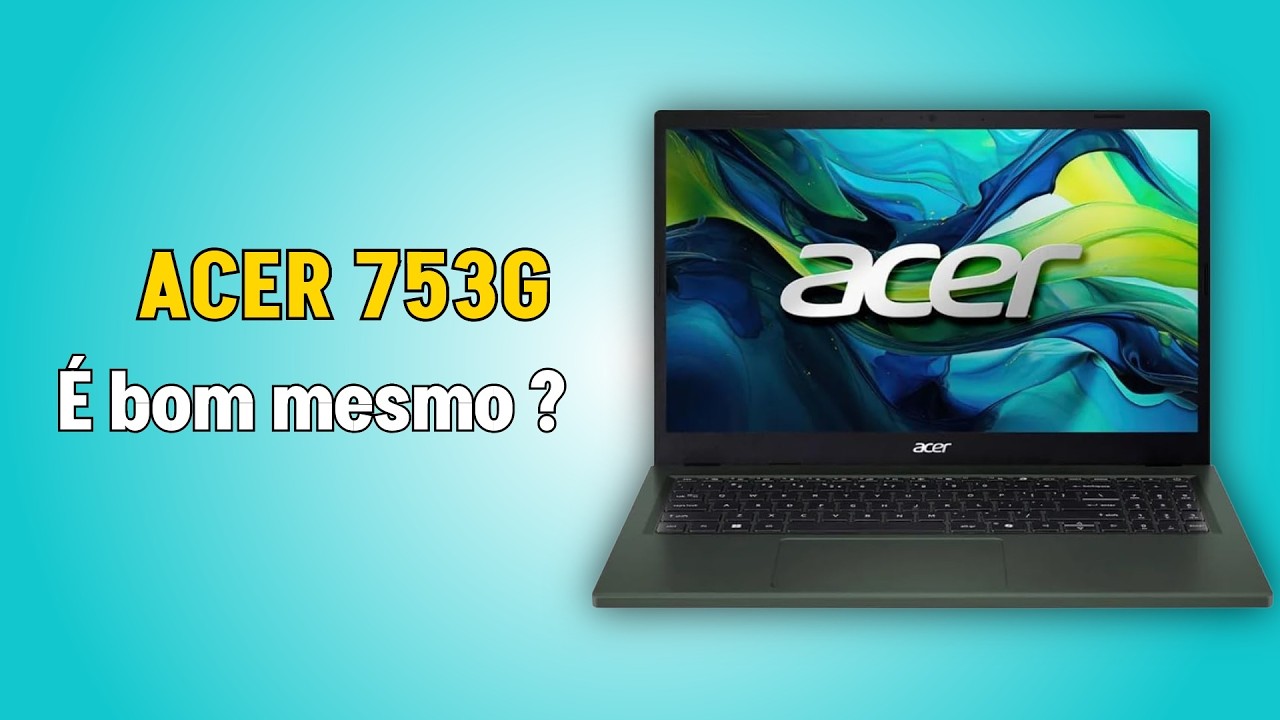 Miniatura da avaliação em vídeo de Notebook Acer Vero AV15-53P 15.6 Intel Core i5-1335U 8GB SSD 512GB