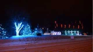 Smashing Pumpkins - Christmas Time - Sutton West&#39;s Magical Holiday Light Show - 2012 (watch in HD)