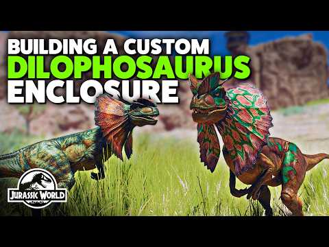 Building a CUSTOM Dilophosaurus Enclosure — Jurassic World: Evolution 3 — Campaign (#6)