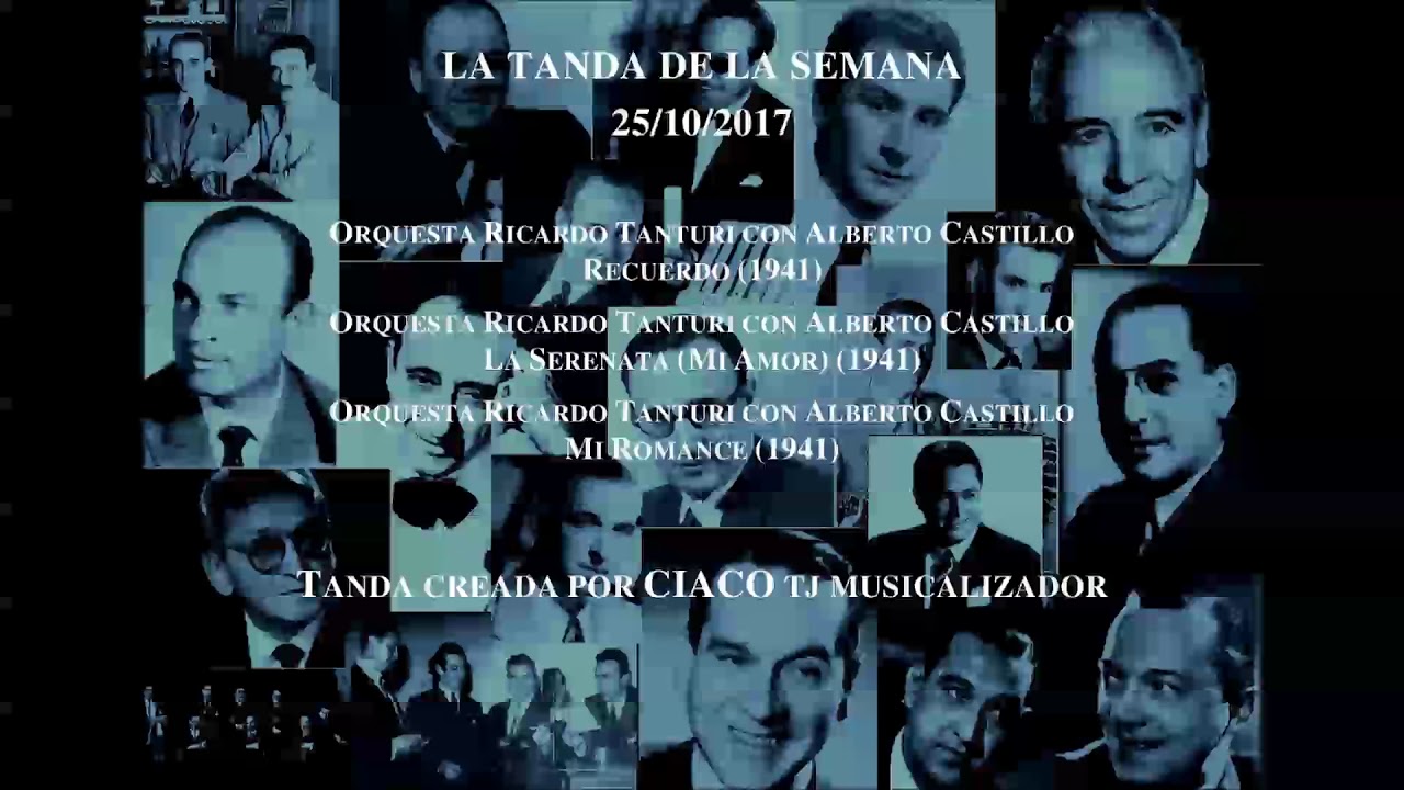 Tanda (Vals). Orquesta Ricardo Tanturi con Alberto Castillo (1941)