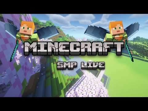 Insane Villa Day 2 & Fountain Build! Minecraft SMP Live