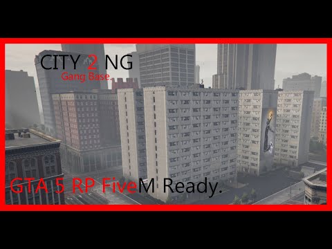 GTA 5 FREE  City 2  NG gang base fivem ready.