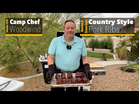 Bourbon and Brown Sugar Smoked Country Style Pork Ribs...