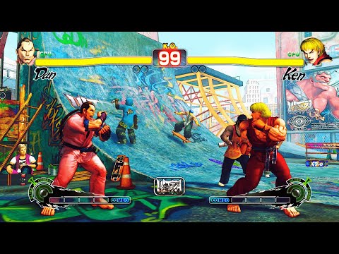 Dan Hibiki vs Ken (Hardest) Ultra Street Fighter IV