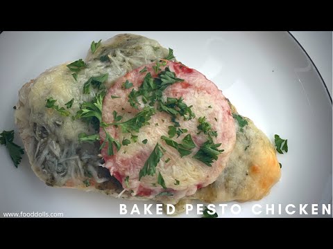 Baked Pesto Chicken | Easy Baked Chicken #shorts