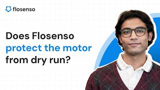 Does Flosenso protect the motor from dry run?