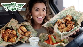 WINGSTOP MUKBANG!! (New hot honey, garlic parm & lemon pepper)