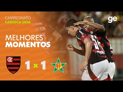 Gols e lances de Flamengo x Portuguesa - RJ
