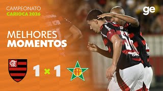 FLAMENGO 1 X 1 PORTUGUESA | MELHORES MOMENTOS  | 5ª RODADA CAMPEONATO CARIOCA 2026 | ge globo