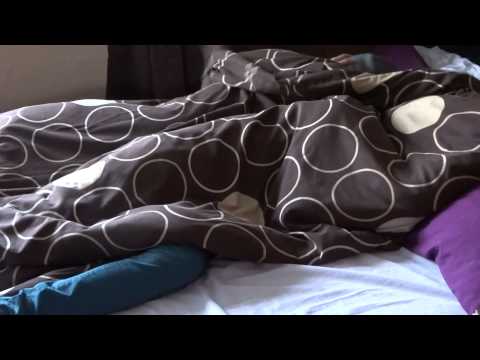 Sam and Vicky in bed together