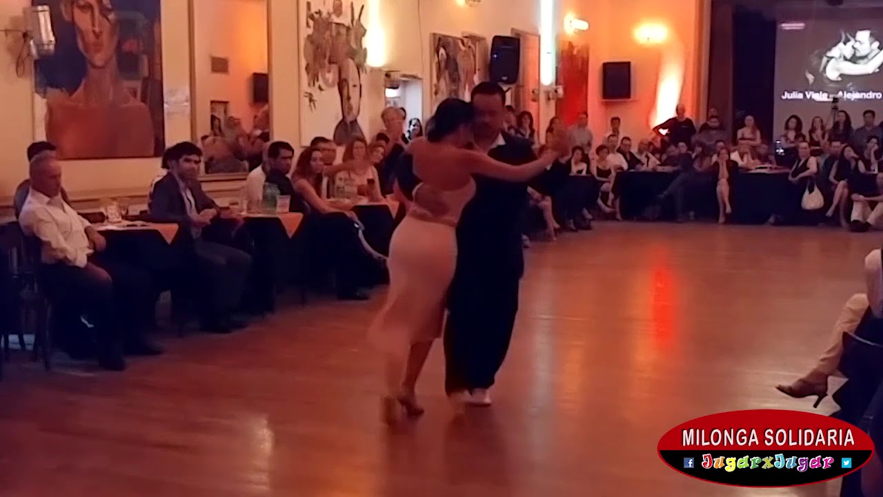 Video thumbnail for Julia Viale - Alejandro Lencina. Milonga. Milonga Solidaria JugarxJugar