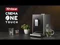Trisa Kaffeevollautomat Crema One Touch Schwarz/Silber